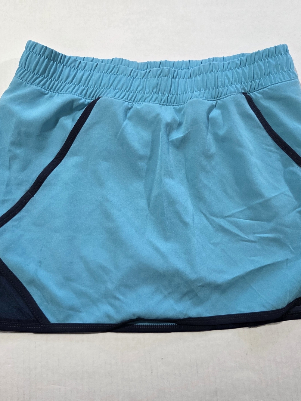 Girld Turquoise Skort with Contrast Trim (E)